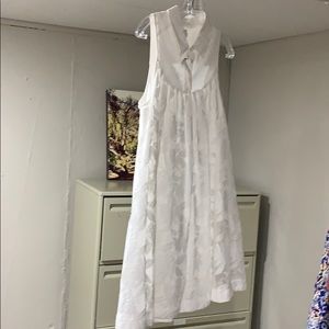 White cotton dress